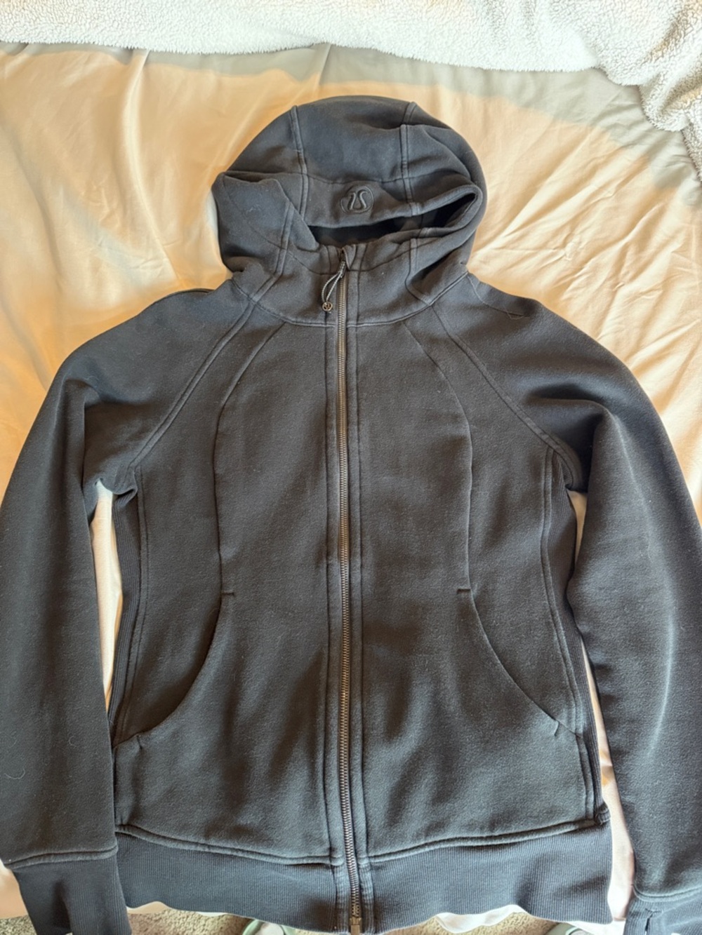 Lululemon Scuba Black Full-Zip Hoodie